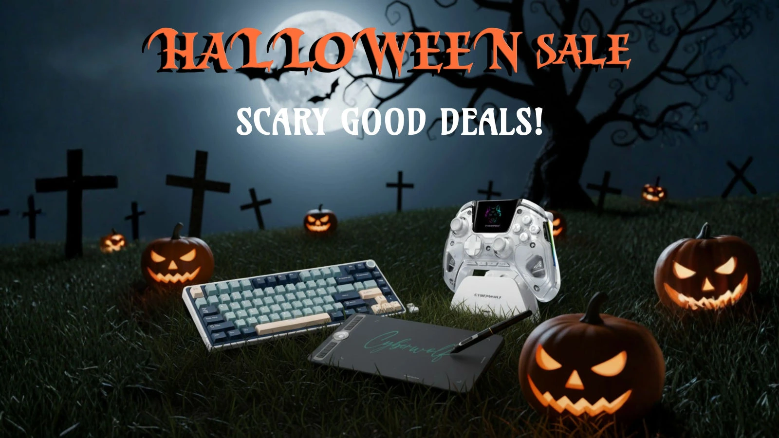 Halloween sale banner